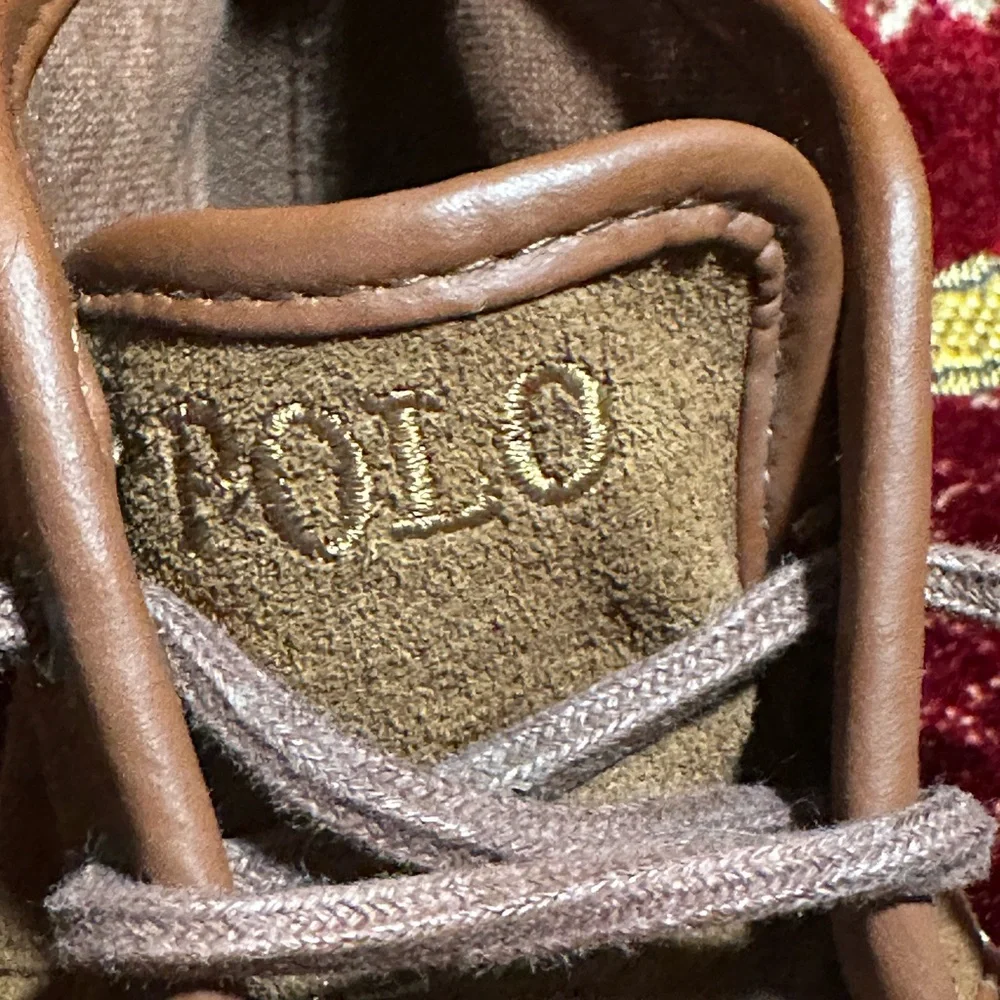 Polo Ralph Lauren Keaton Chukka Boot sneaker brown suede‎ size 7.5